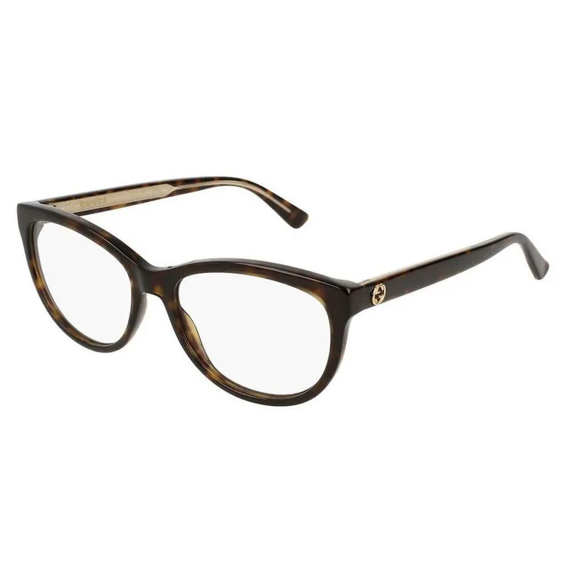 Óculos Armação Gucci Gg0310o 002 Demi Mesclado Feminino