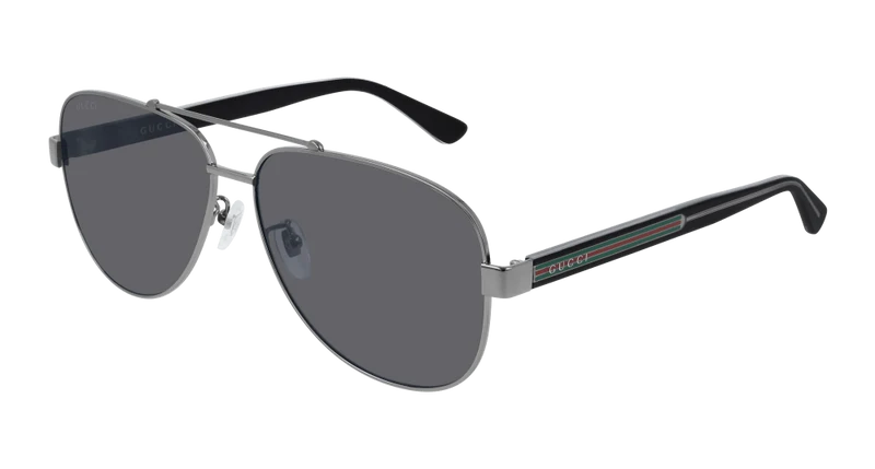 Gucci GG0528S 63mm / GUNMETAL / CRYSTAL / GREY