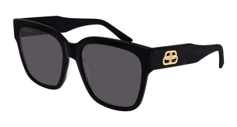 Balenciaga BB0056S 55mm / BLACK / GREY