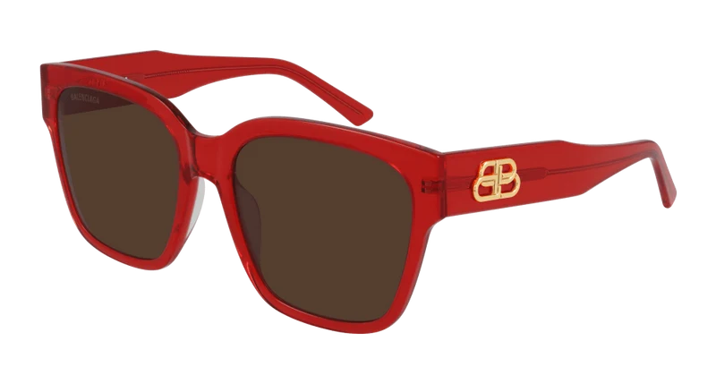 Balenciaga BB0056S 55mm / RED / RED