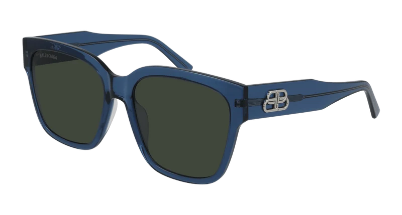 Balenciaga BB0056S 55mm / BLUE / GREEN