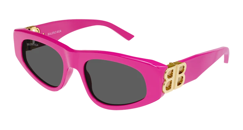 Balenciaga BB0095S 53mm / PINK / GOLD / GREY