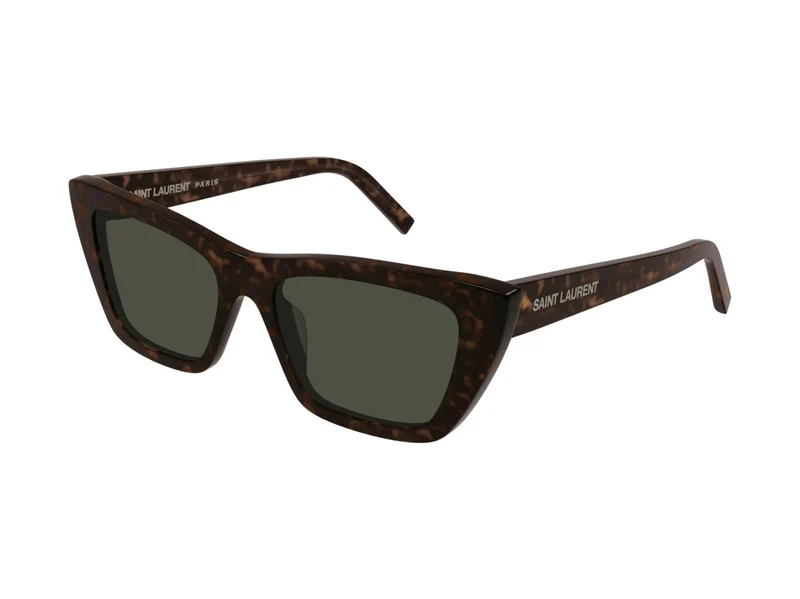 Saint Laurent Sl 276 Mica Oversized Square Tortoiseshell Sunglasses One Size