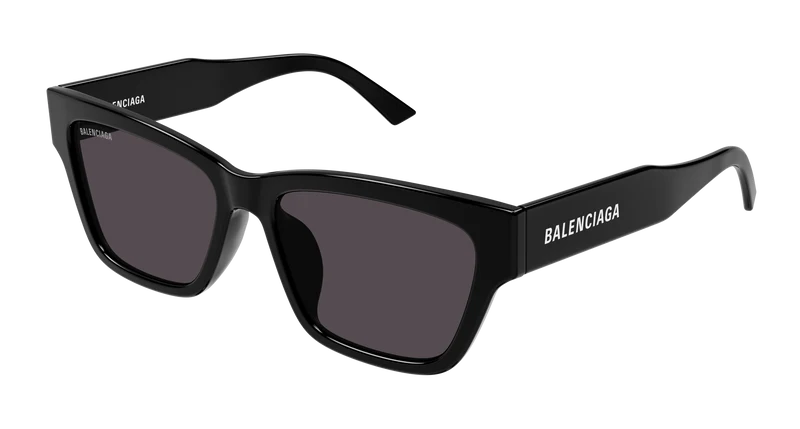 Balenciaga BB0307SA Asian Fit 56mm / BLACK / GREY