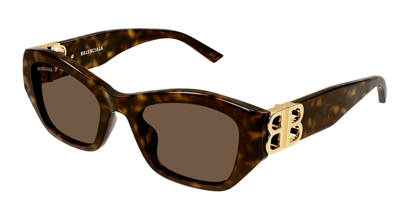 Balenciaga BB0311SK 53mm / HAVANA / BROWN