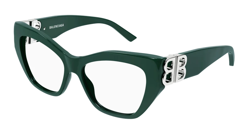 Balenciaga BB0312O 53mm / GREEN / TRANSPARENT