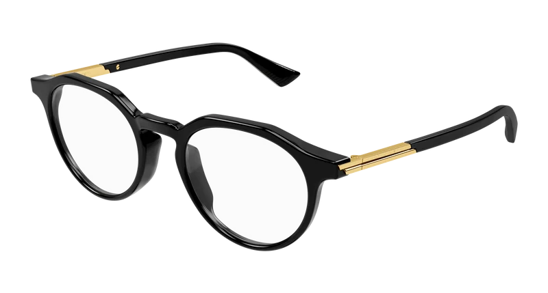 Bottega Veneta BV1263O 48mm / BLACK / TRANSPARENT