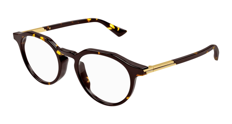 Bottega Veneta BV1263O 48mm / HAVANA / TRANSPARENT