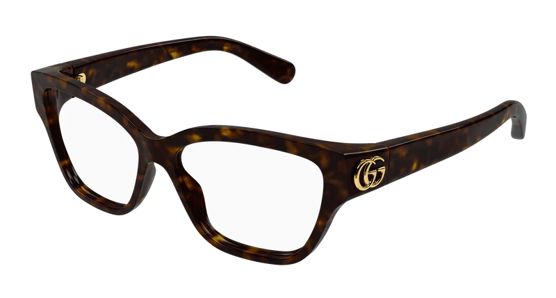 Gucci GG1597O 53mm / HAVANA / TRANSPARENT
