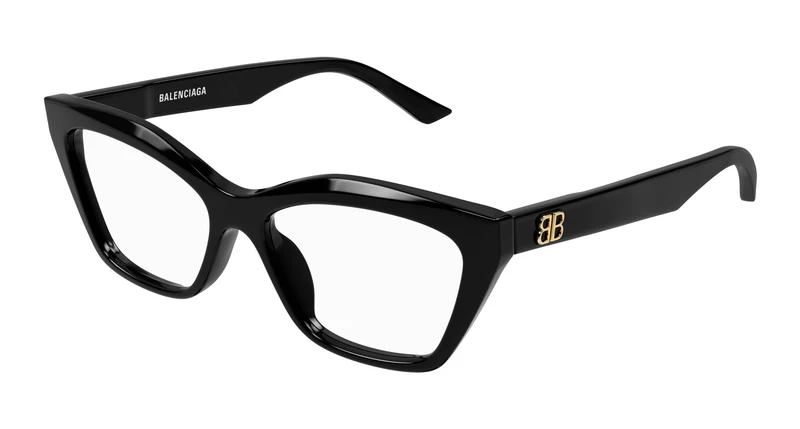 Balenciaga BB0342O 55mm / BLACK / TRANSPARENT