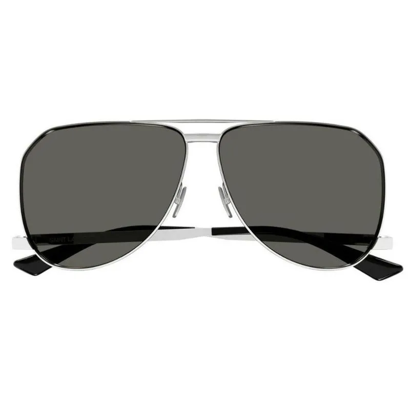 Óculos de Sol Yves Saint Laurent SL 690 Dust 002 Prata Cinza Unissex