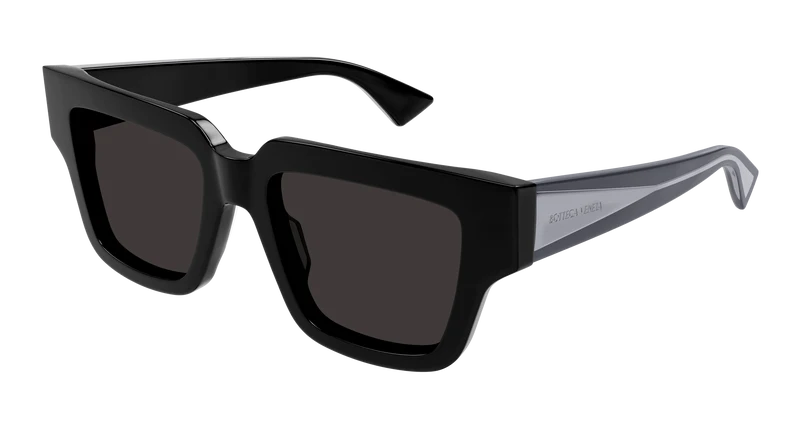 Bottega Veneta BV1276S 52mm / BLACK / GREY / GREY