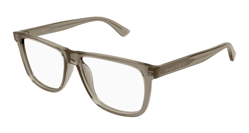 Alexander McQueen AM0463O 56mm / BROWN / TRANSPARENT