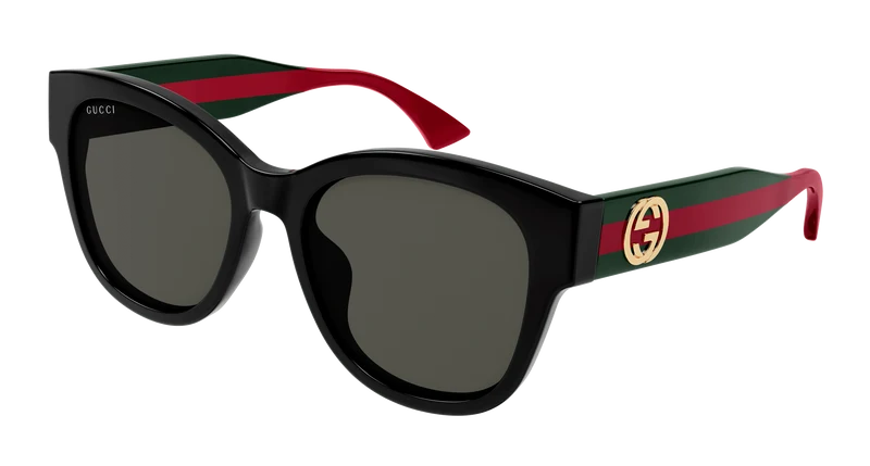 Gucci GG1866SK 56mm / BLACK / GREEN / GREY