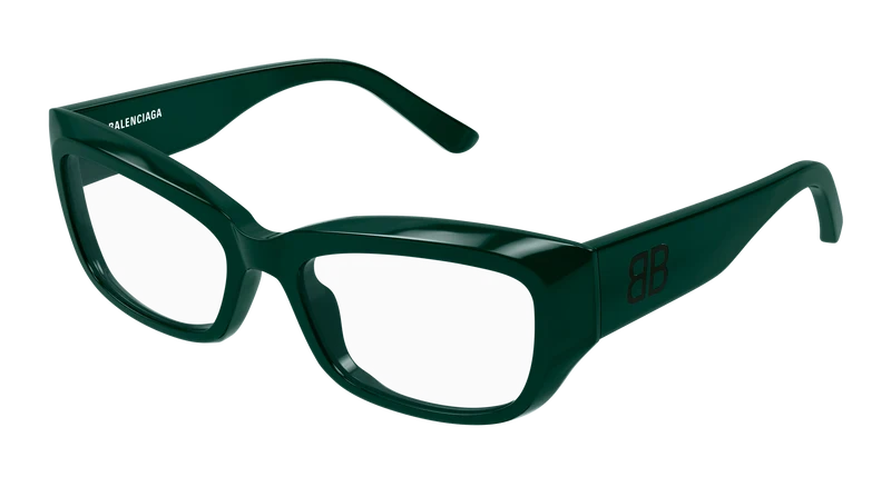 Balenciaga BB0399O 55mm / GREEN / TRANSPARENT