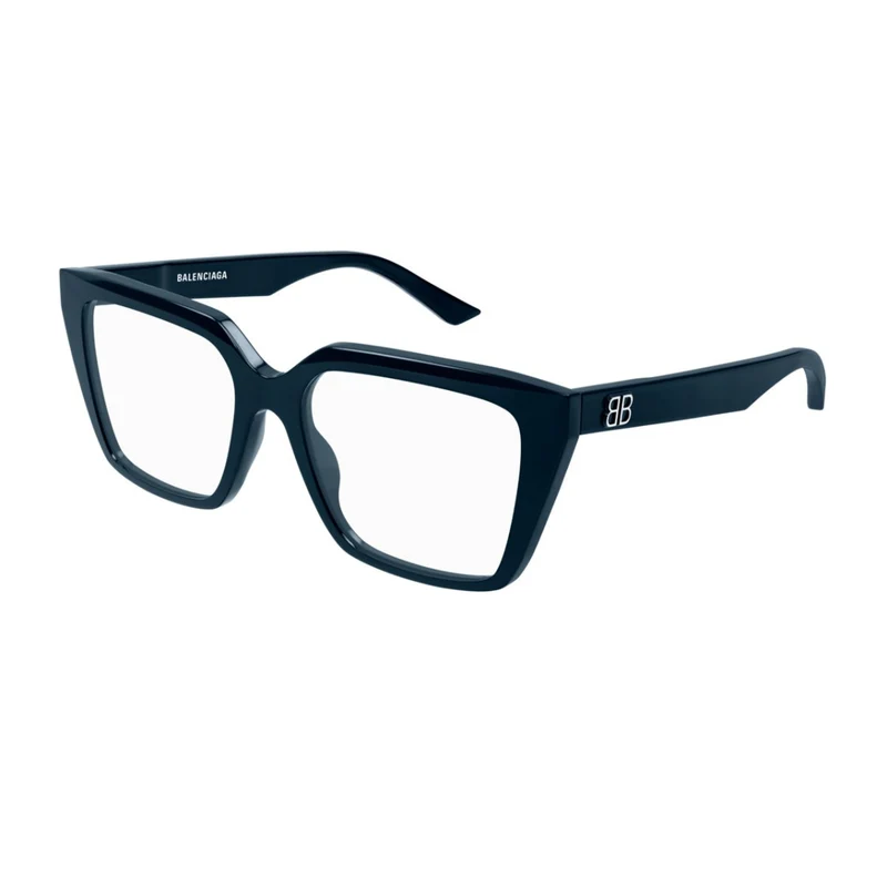 Balenciaga Everyday Transparent Blue Recycled Acetate Eyeglasses One Size