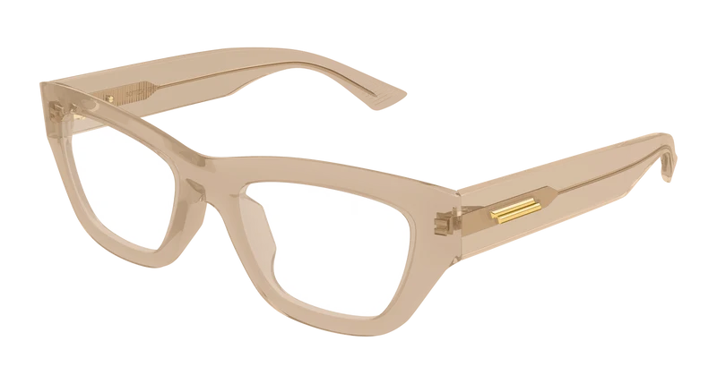 Bottega Veneta BV1360O 49mm / BROWN / TRANSPARENT