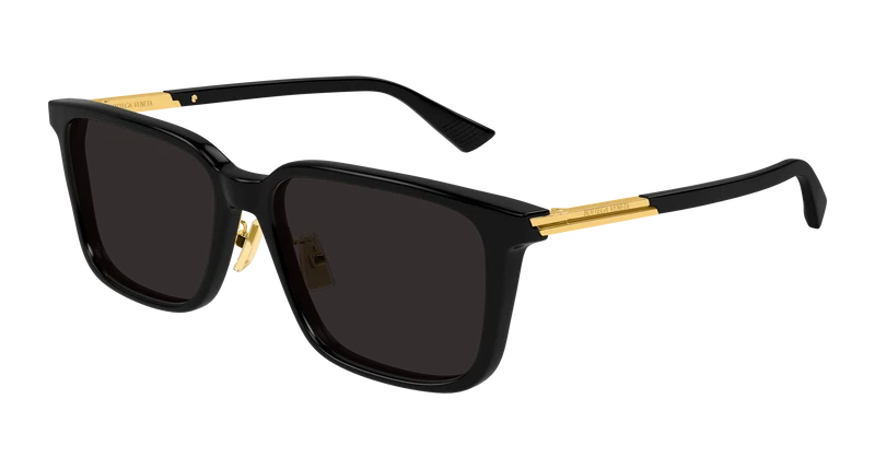 Bottega Veneta BV1374SK 57mm / BLACK / GOLD / GREY