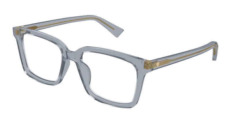 Bottega Veneta BV1228OA Asian Fit 54mm / LIGHT-BLUE / TRANSPARENT