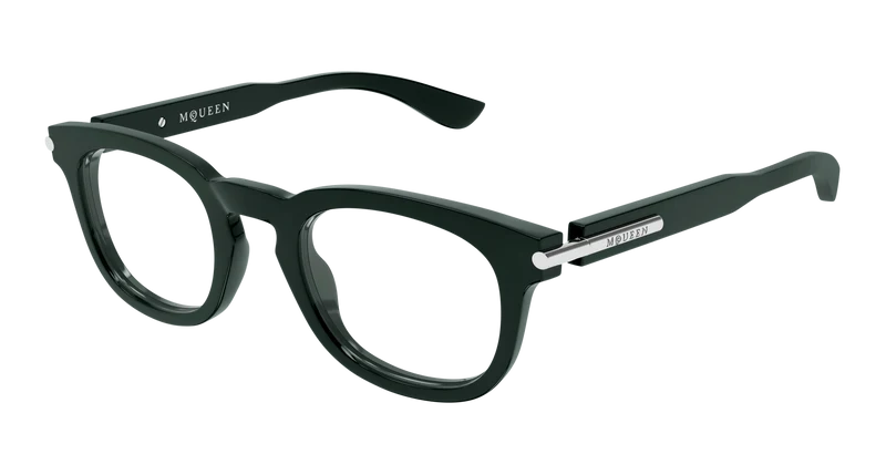 Alexander McQueen AM0498O 48mm / GREEN / TRANSPARENT