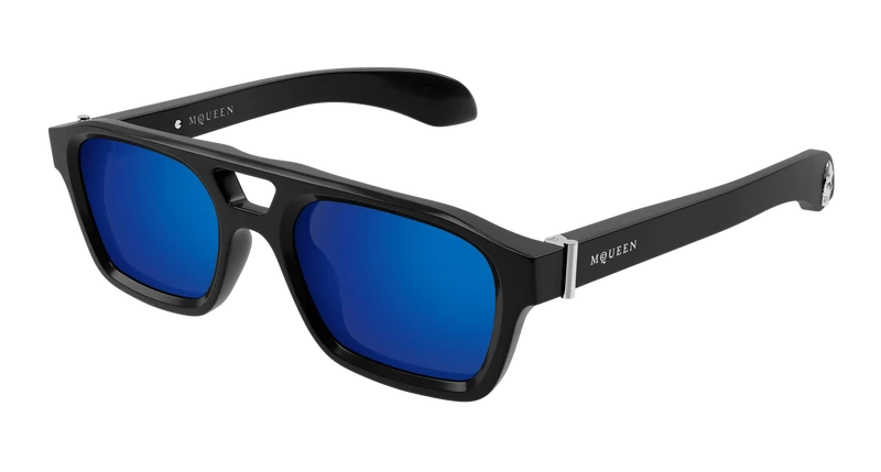 Alexander McQueen AM0505S 52mm / BLACK / BLUE