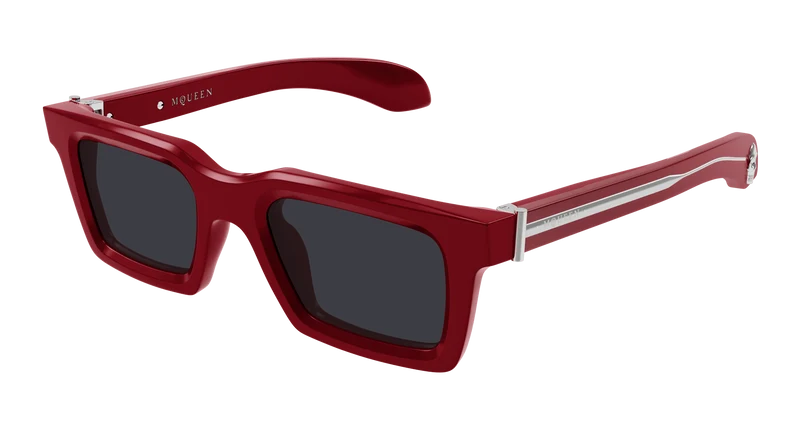 Alexander McQueen AM0506S 50mm / RED / GREY