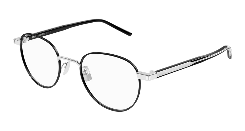 Saint Laurent SL 781 49mm / SILVER / CRYSTAL / TRANSPARENT