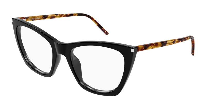 Saint Laurent SL 214 KATE THIN OPT 55mm / BLACK / HAVANA / TRANSPARENT