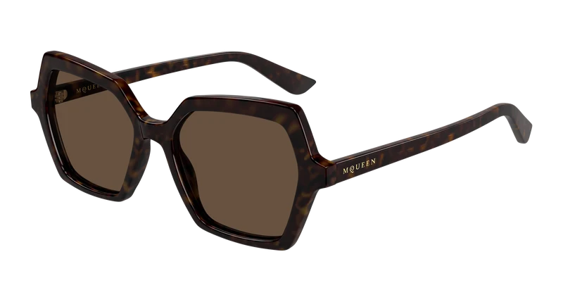Alexander McQueen AM0537S 54mm / HAVANA / BROWN