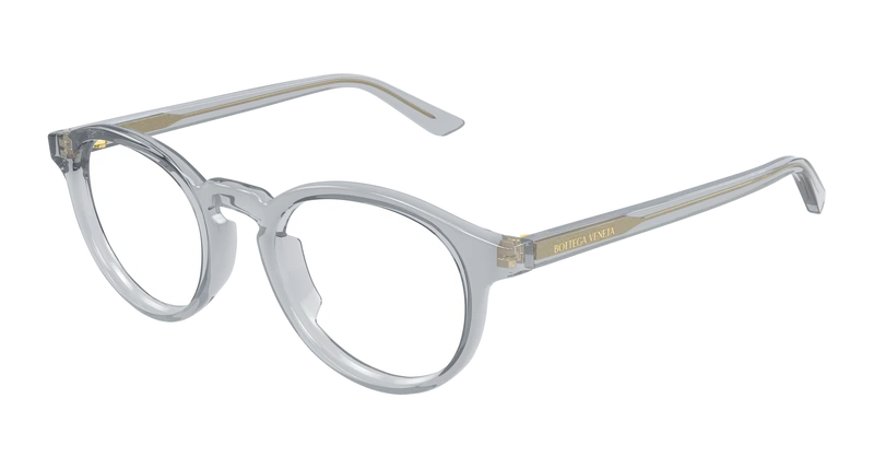 Bottega Veneta BV1420O 50mm / LIGHT-BLUE / TRANSPARENT
