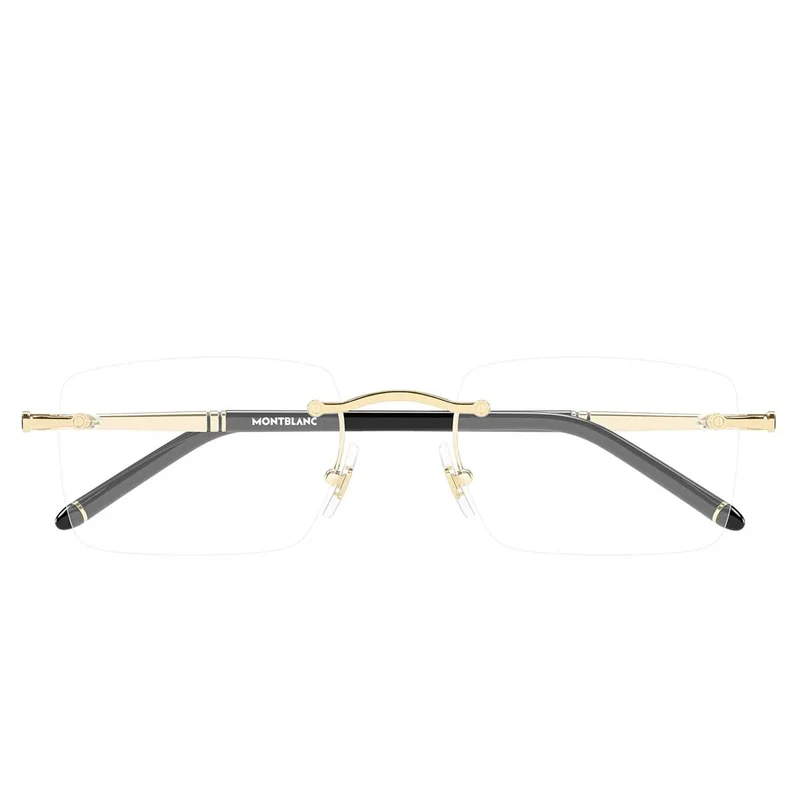 Montblanc Mb0444 O 001 Gold/Transparent Men’s Prescription Glasses