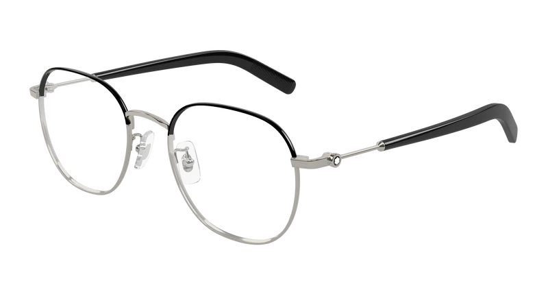 Montblanc MB0425OA Asian Fit 52mm / GUNMETAL / TRANSPARENT