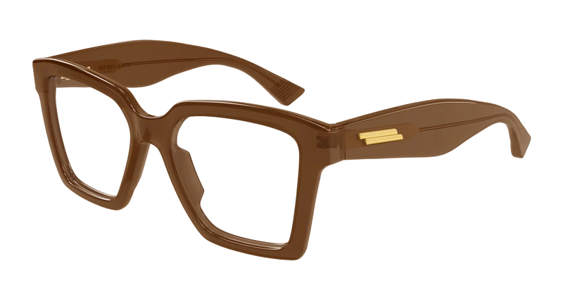 Bottega Veneta BV1458O 52mm / BROWN / TRANSPARENT