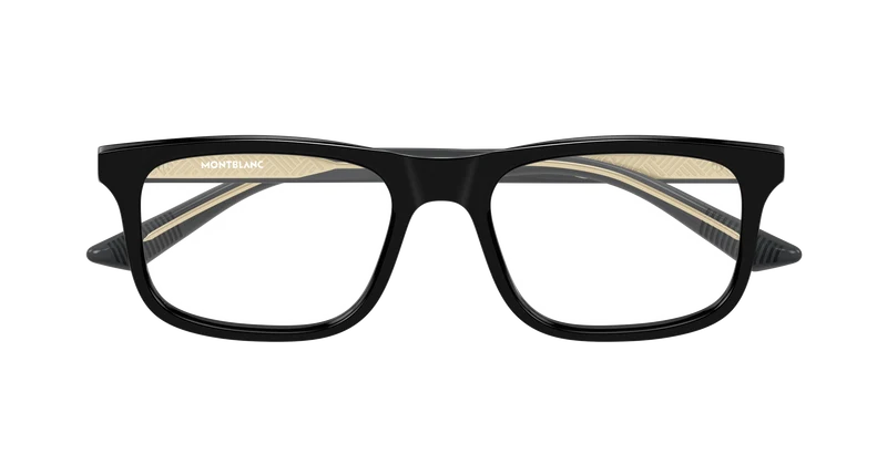 Montblanc MB0457O 57mm / BLACK / TRANSPARENT