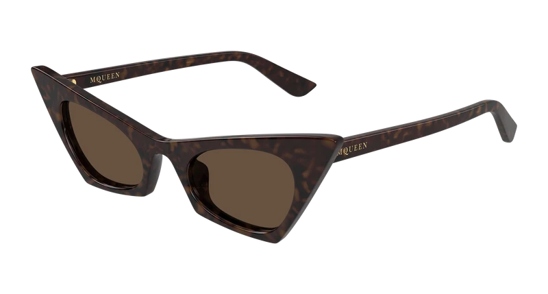 Alexander McQueen AM0557S 48mm / HAVANA / BROWN