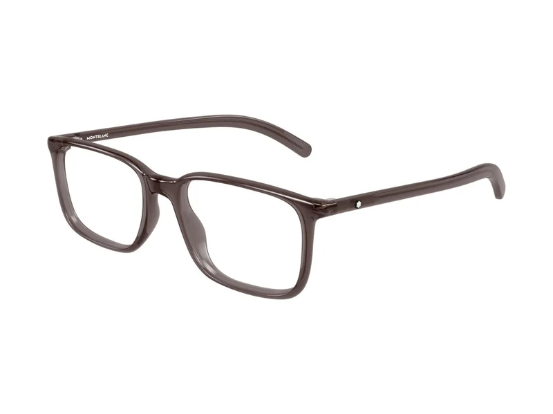 Montblanc Mb0328o Translucent Acetate Square Frame Eyeglasses One Size