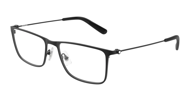 Montblanc MB0464O 57mm / BLACK / TRANSPARENT