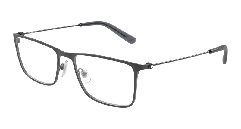 Montblanc MB0464O 57mm / GUNMETAL / TRANSPARENT