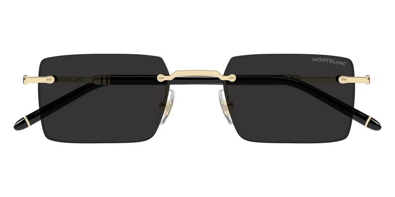 Montblanc - MB0482S Gold/Black / Gray 001 / 53-21-145