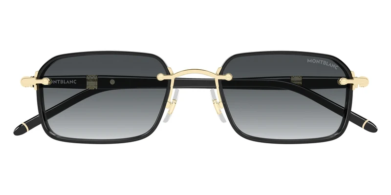 Montblanc - MB0483S Gold/Black / Gray Gradient 001 / 54-21-145