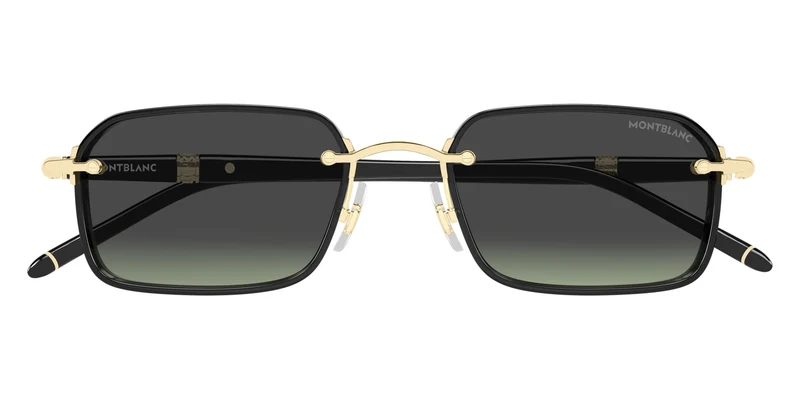 Montblanc - MB0483S Gold/Black / Gray Gradient Double 004 / 54-21-145