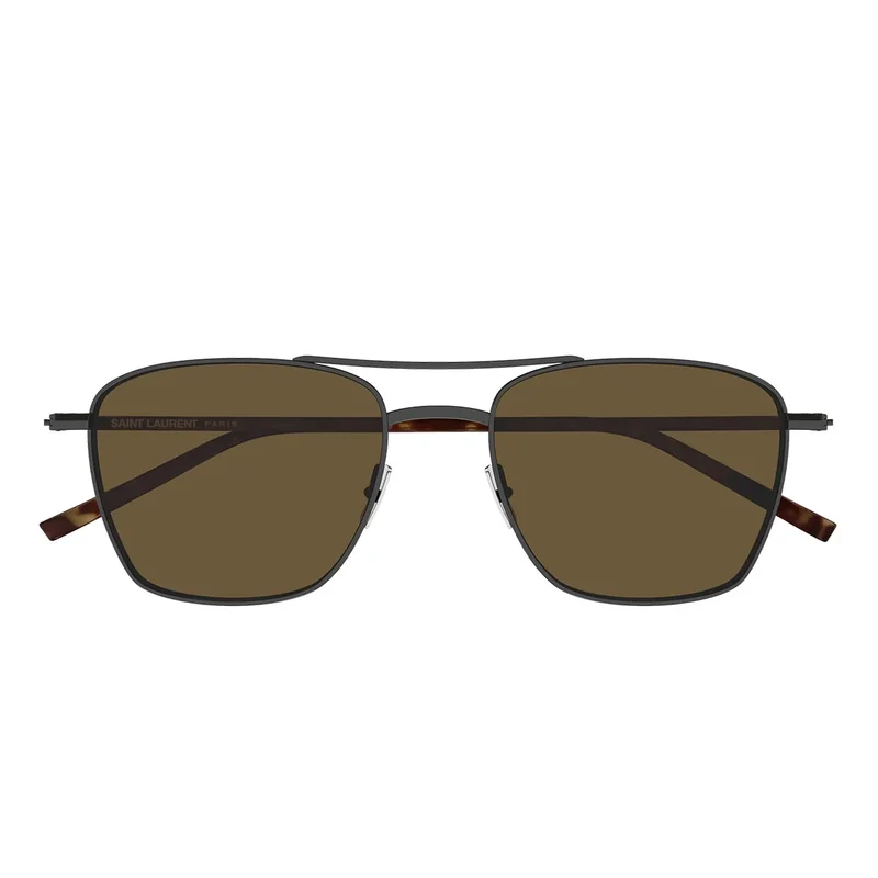 Saint Laurent Sunglasses Sl 866 004 Ruthenium Brown/Brown Unisex
