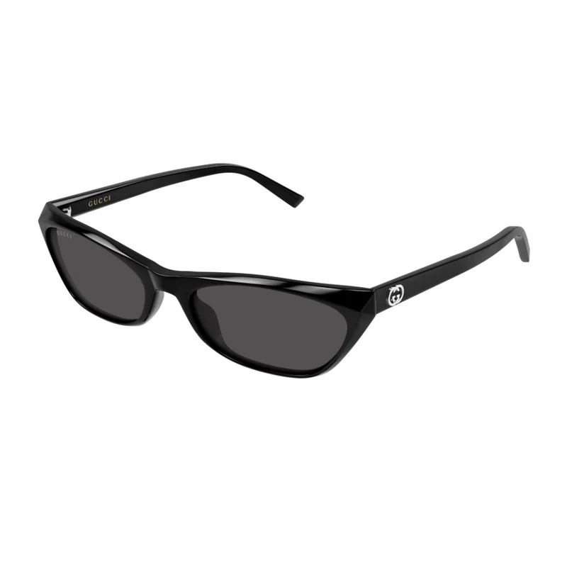 Gucci Black Gg2203s Linea Emblem Recycled Acetate Sunglasses One Size