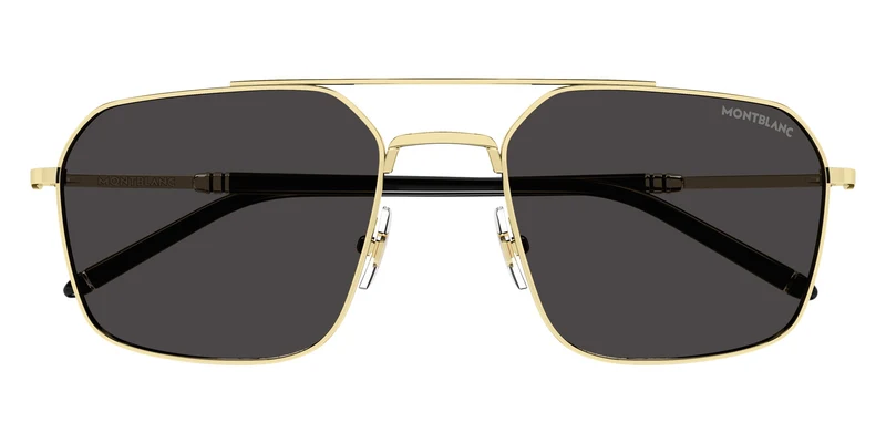 Montblanc - MB0521S Gold / Gray 001 / 58-20-145