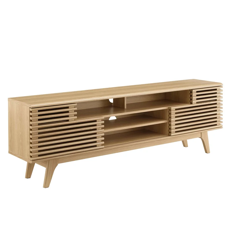 Render 46" Media Console TV Stand by Modway 71" / Oak