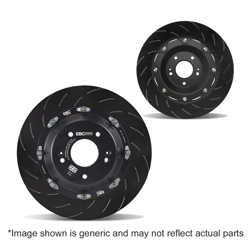 EBC Racing 00-07 BMW M3 E46 3.2L Front 355mm 2 Pc Rotor Replacement (Pair)