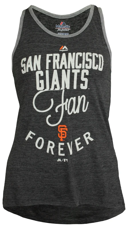 MLB San Francisco Giants Youth Girls Tank Top, Grey Medium