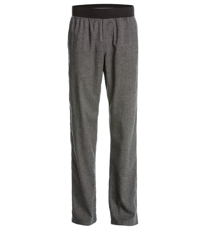 prAna Men's Vaha Yoga Pants 30" Inseam Black Herringbone / L
