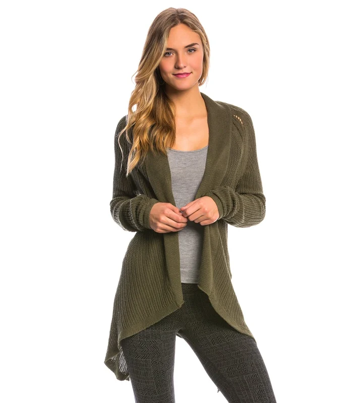 prAna Diamond Sweater Cargo Green / M