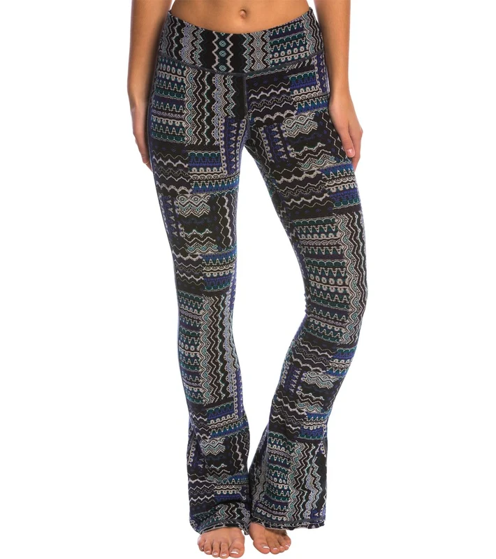 prAna Juniper Flare Yoga Pants Bluebell Fossil / XS